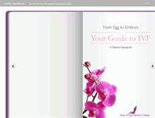 Tablet Screenshot of fertilityhandbook.com